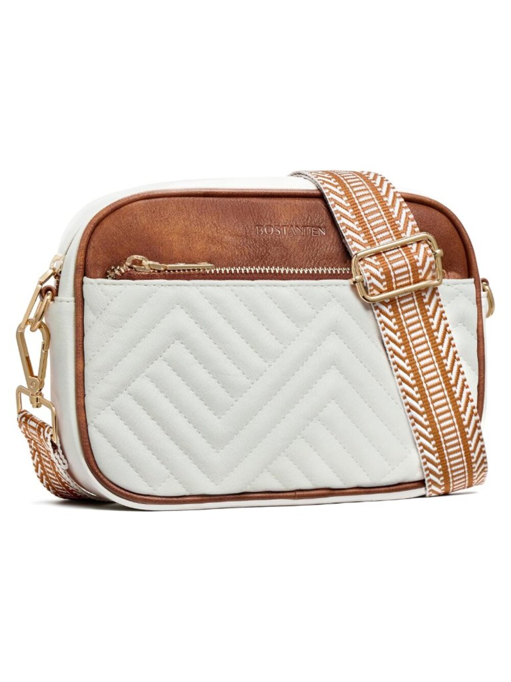 Quilted Vegan Leather Small Crossbody Bag Purse